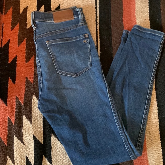Madewell 10" High-Rise Skinny Jeans in Danny Wash - Picture 1 of 4